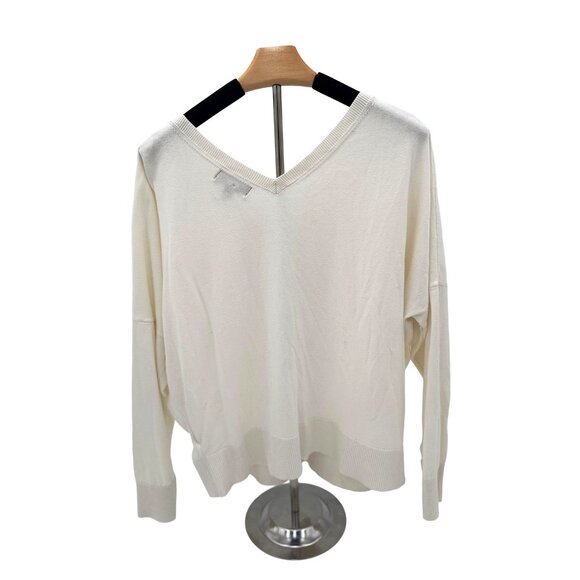 Banana Republic Forever Sweater Double V Neck - Picture 2 of 2